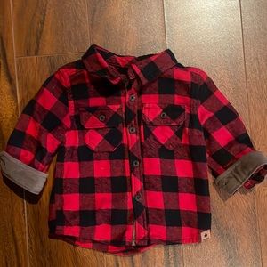 Canadiana Baby button up flannel